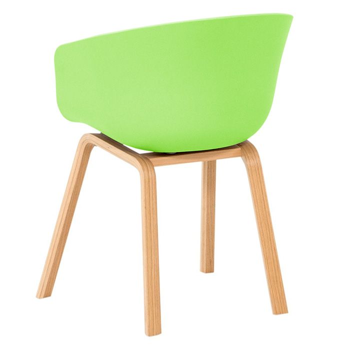 Пластиковый стул Зеленый