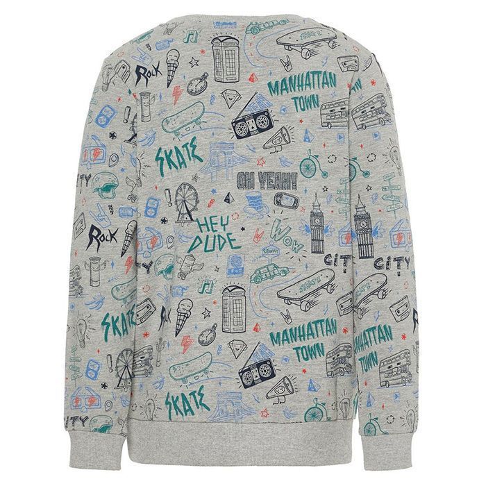 Толстовка для мальчика Серый M